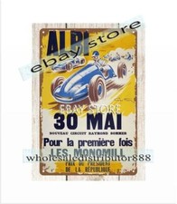 1954 ALBI 30 MAI President of the Republic Prize car race fan decor metal tin