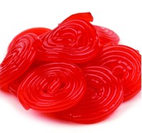 Strawberry Licorice Wheels - Pick A Size - Free Expedited Shipping Strawberry Licorice Wheels - Pick A Size - Free Expedited Shipping