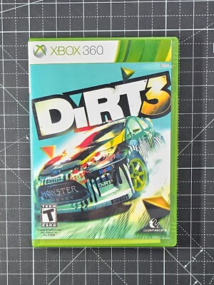 Xbox 360 DiRT 3 CIB with Manual in Excellent Condition Clean Disc Tested