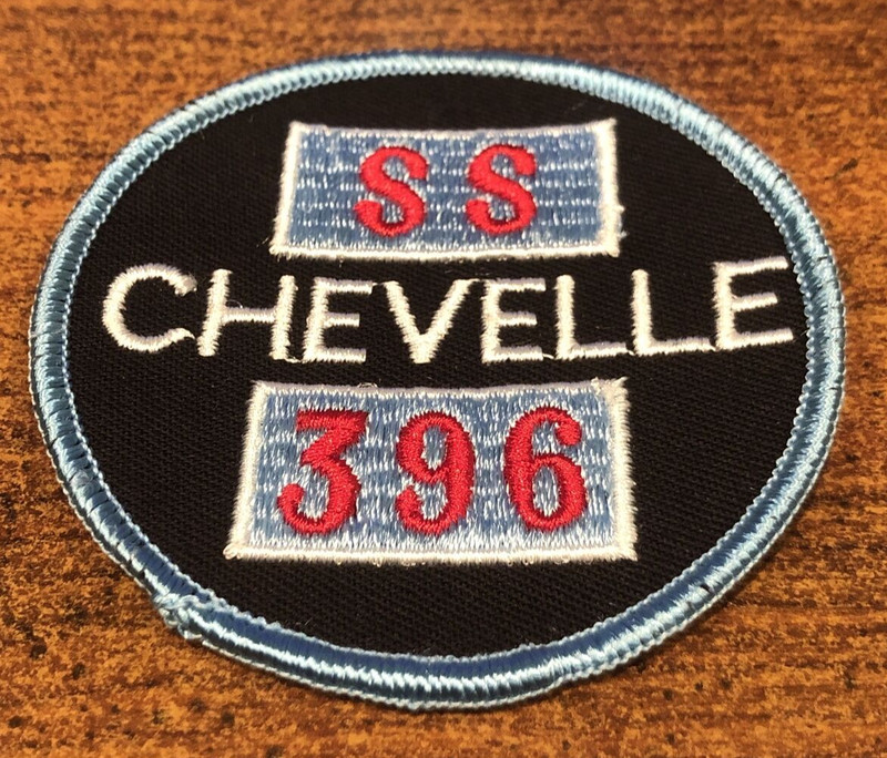 vintage SS Chevelle 396 Hot Rod Racing Patch Super Sport Chevy Chevrolet ￼