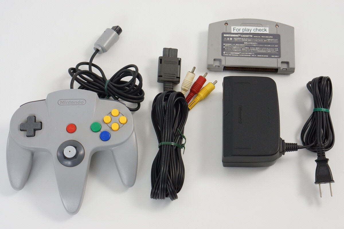 Nintendo 64 Console NUS-001 NUJ12620582 Tested System JAPAN Nintendo 64 Console NUS-001 NUJ12620582 Tested System JAPAN