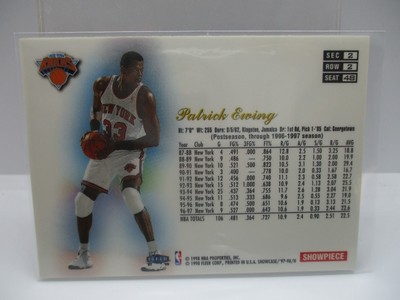 100枚限定 Patrick Ewing 97-98Flair Showcase