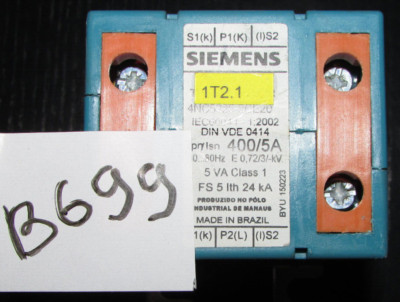 SIEMENS Current Transformer 4NC5225-2CE20  5A (B699)