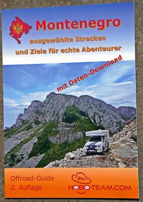 MÄNGELEXEMPLAR MONTENEGRO Offroad-Guide - 4x4 Reiseführer 72 A4 Seiten 33 Touren