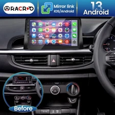 For 2016-2019 Kia Picanto Morning 9" Car Stereo Radio Android 13 GPS Navi WIFI