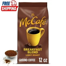 McCafe Breakfast Blend, Medium Roast, Ground Coffee, 12 oz