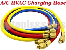 5FT 600/3000 PSI A/C HVAC CHARGING HOSE SET R12 R22 R134A R404 R502
