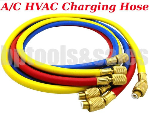 5FT 600/3000 PSI A/C HVAC CHARGING HOSE SET R12 R22 R134A R404 R502