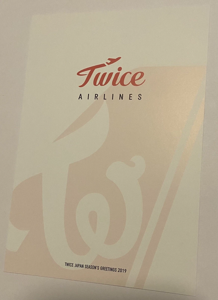 年末のプロモーション大特価！ 2019 GREETINGS SEASON'S JAPAN TWICE よし AIRLINES “TWICE アイドル