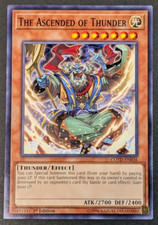Yugioh - 1x The Ascended of Thunder - COTD-EN036 - NM - 1st Edition, Common 2017