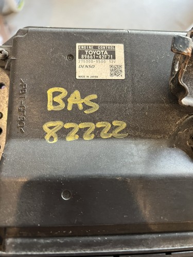Toyota Rav4 2008 08 2,4 L 89661-42F71 unidad de módulo de control del motor ECM ECU - Imagen 2 de 4
