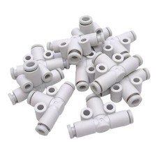 Lot of 10 SMC KQ2T23-04A Pneumatic Tee One-Touch Fittings, ø3.2mm to ø4mm, 1 MPa