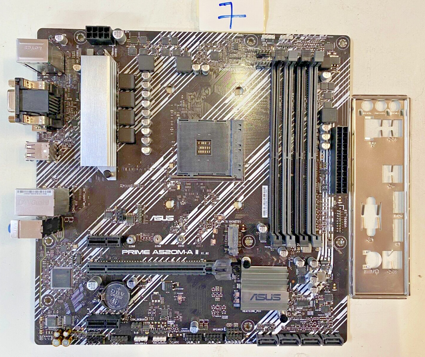 Asus PRIME A520M-A II A520 AM4 Motherboard - FOR PARTS (OFFERS WELCOME)