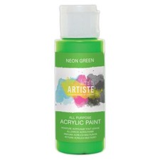 West Docraft Artiste Craft Acrylic Paint Colours Bottles Matt, Metallic or Pearl