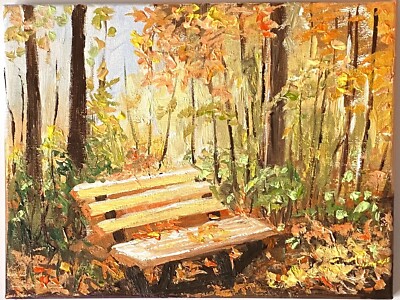 Modern Original Acrylic Painting Landscape Impressionism Art Wall Art Decor