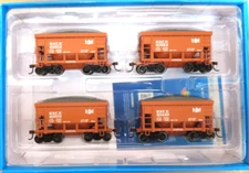 ATHEARN ROUNDHOUSE 87129 BESSEMER & LAKE ERIE 24' ORE CAR (4PACK) HO SCALE