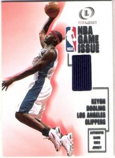 KEYON DOOLING 2000-01 FLEER LEGACY NBA GAME ISSUE RC JERSEY BLUE PATCH