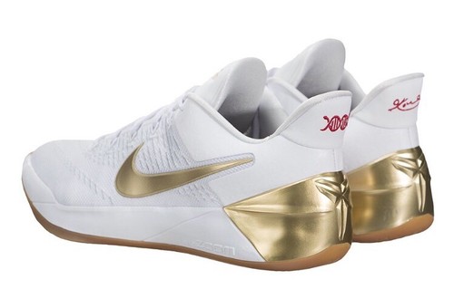 Nike Kobe 12 A.D. EP XII White Metallic Gold Olympic Big Stage 852425-107  Sz 9 | eBay