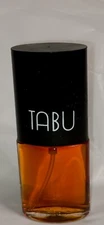 Vintage Dana Perfume "Tabu" Cologne Spray .75 Fl Oz Purse Size No Box