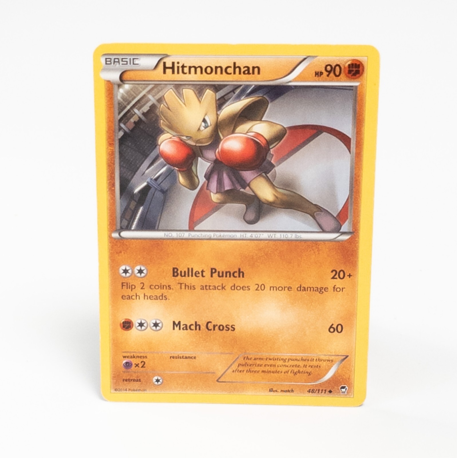 Hitmonchan 48/111 Pokemon XY - Furious Fists Uncommon NM