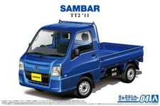 1:24 Scale Aoshima Subaru Sambar WR Blue Ltd Model Kit