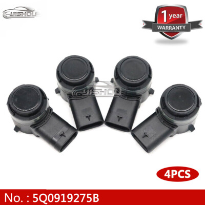 4PCS PDC Bumper Parking Sensor 5Q0919275B For Audi Porsche Volkswagen Passat
