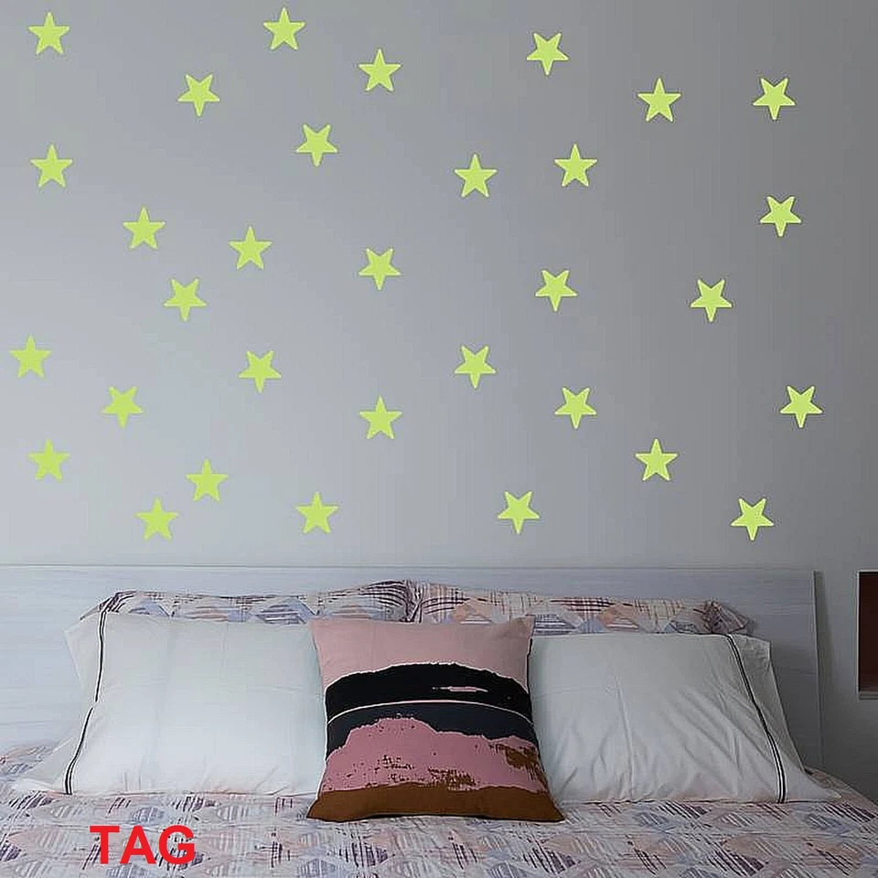 Leuchtsterne Leuchtende Sterne Nachtleuchtend selbstklebend Kinderzimmer Nacht - Bild 4 von 4