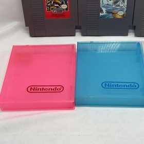 Nintendo NES Games Lot with Cases Top Gun Dash Galaxy Sky Shark Tested