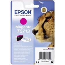 Epson Encre T0713 d'origine magenta C13T07134012