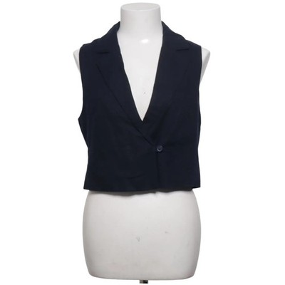 Sinsay, Anzugweste, Größe: S, Blau, Baumwolle/Leinen/Lyocell/Polyester #saQ