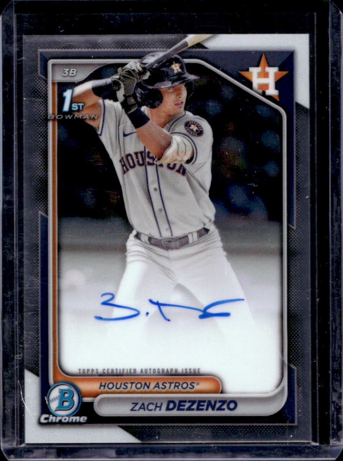 2024 Bowman Chrome Zach Dezenzo Auto 1st #CPA-ZD Astros