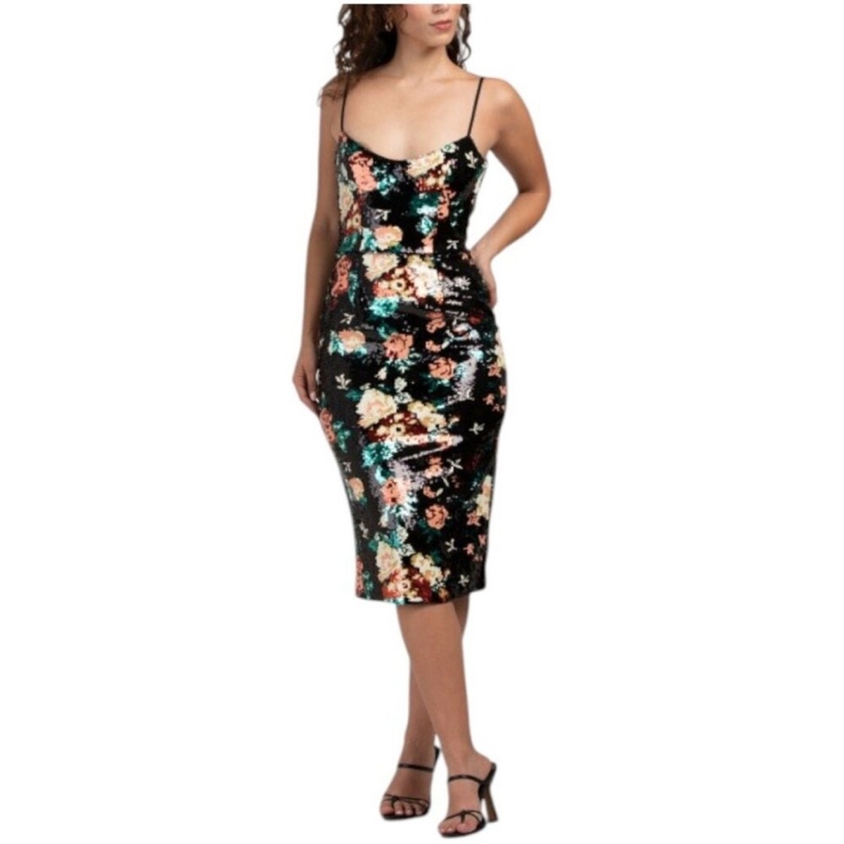 Helsi Hayden Sequin Midi Cocktail Dress NWT Size S | eBay Helsi Hayden Sequin Midi Cocktail Dress NWT Size S | eBay