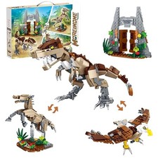 LuckTech Dinosaur Toy Lego Block 3 in 1 Block Set for Boys, Girls, Children, Adu