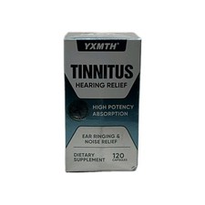 120 Capsules Tinnitus Relief for Ringing Ears, Health Formula Exp. 08/28