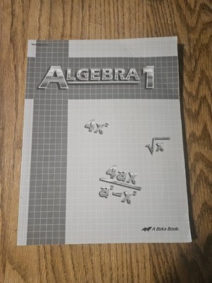 Abeka Algebra 1 Teachers Test And Quiz Answer Key Second Edition 2013 Very Good
