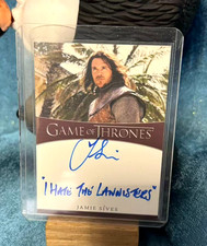 2012 Game of Thrones Season One Jamie Sives as Jory Bordered (Limited) Auto