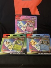 Pokemon TCG Prismatic Evolutions Tech Sticker Collection Set Lot Of 3 Sealed New