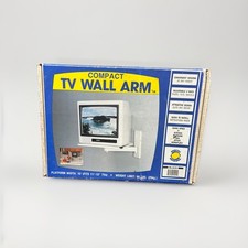 Compact TV Wall Arm  15" (FITS 11"- 13" TVs) 60lb Weight Limit