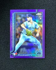 2025 Topps Chrome Update Mason Fluharty RC Rookie #USC161 Purple 135/250 QI95