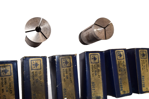 (Lot 25) JET 5C Collet Assorted Sizes 3/16, 1/2, 17/32, 3/4, 5/16, 13/16 - Foto 13 di 13