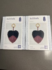 Hillfolk Feather Macrame Kit Lot of 2 DIY Craft Wall Hanging Kit New