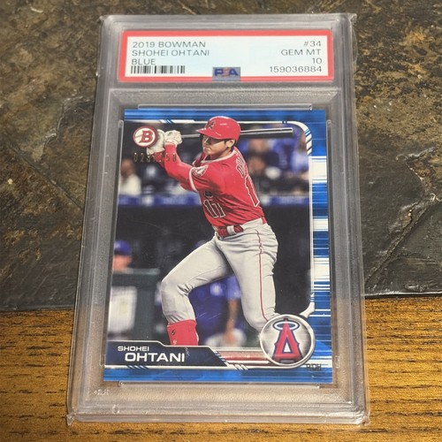2019 Bowman - Shohei Ohtani #34 Blue /150 PSA 10 “POP 2 - Grail GOAT 🐐 “
