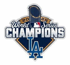 Los Angeles Dodgers 2025 Champions Precision Cut Decal