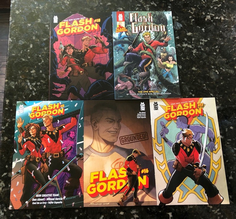 Flash Gordon 0, 16, 17, 18 2026 Mad Cave Abnett & The 1995 Marvel Special TPB