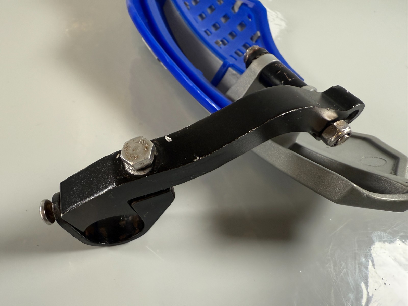 Powermadd Star Handgaurds with 7/8 Mount Kit Blue Silver MX ATV Roost Hand Guard