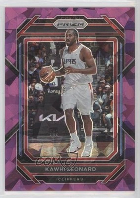 2022-23 Panini Prizm Purple Ice Prizm 108/149 Kawhi Leonard #128 01su