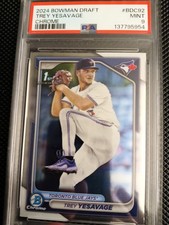 2024 Bowman Draft Chrome Trey Yesavage #BDC-92 Toronto Blue Jays 1st PSA 9