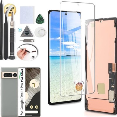 Google Pixel 7 Pro LCD Touch Screen Digitizer Assembly with Tools