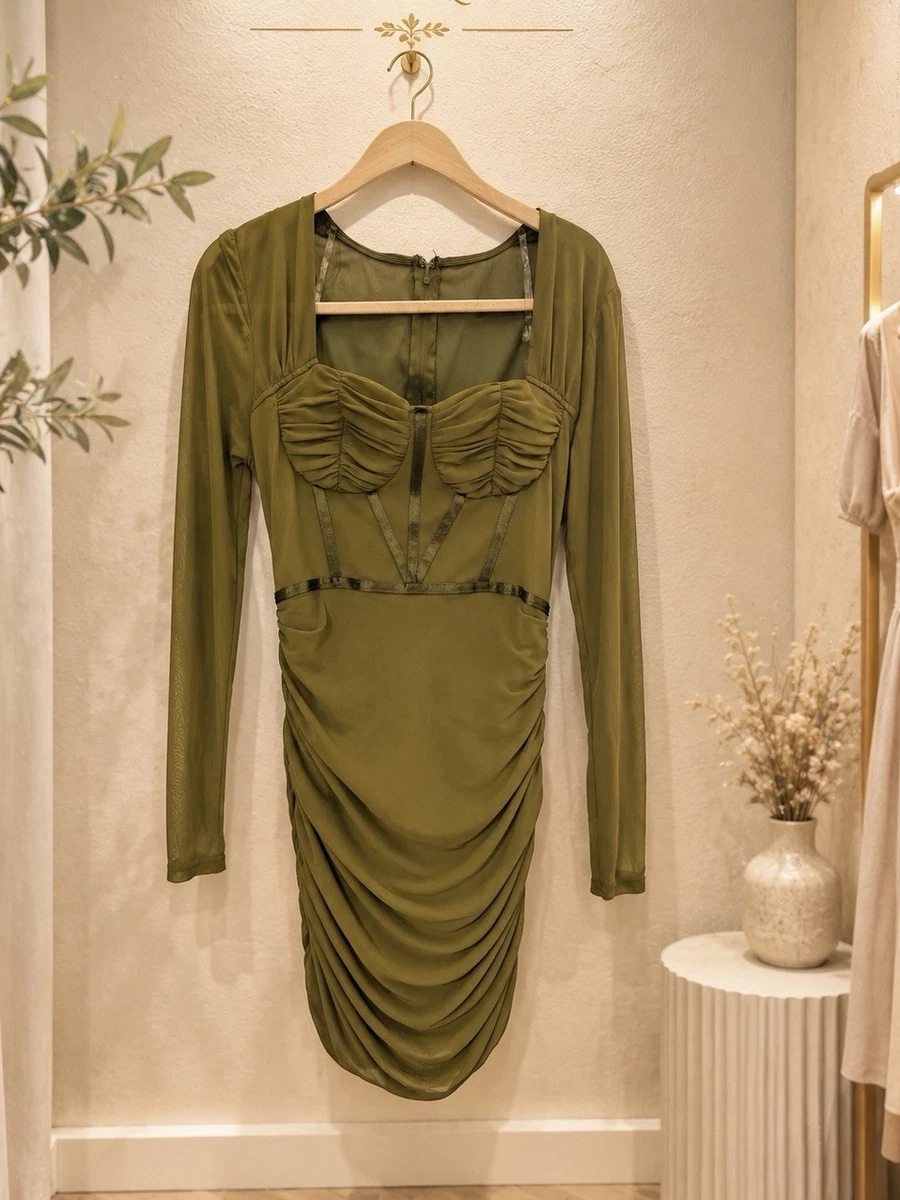 Mesh Bodycon Dresses Green for sale | eBay Mesh Bodycon Dresses Green for sale | eBay