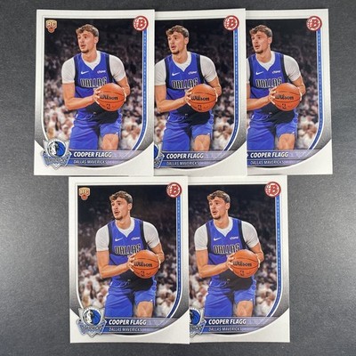 2025 - 2026 Bowman Basketball Cooper Flagg Rookie - Lot of 5